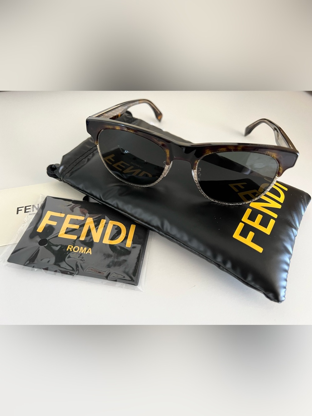 Fendi Travel Tortoiseshell Sunglasses - Picture 5 of 12